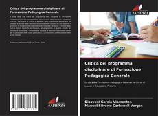 Bookcover of Critica del programma disciplinare di Formazione Pedagogica Generale