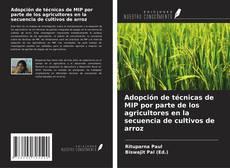 Portada del libro de Adopción de técnicas de MIP por parte de los agricultores en la secuencia de cultivos de arroz