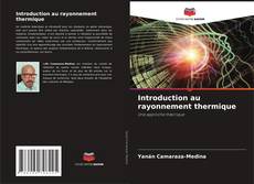 Introduction au rayonnement thermique kitap kapağı