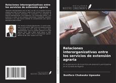 Buchcover von Relaciones interorganizativas entre los servicios de extensión agraria
