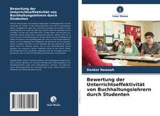 Portada del libro de Bewertung der Unterrichtseffektivität von Buchhaltungslehrern durch Studenten