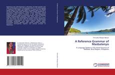 Buchcover von A Reference Grammar of Masbatenyo