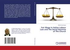 Buchcover von Fair Wage in Italian Labour Law and The Social Doctrine of The Church