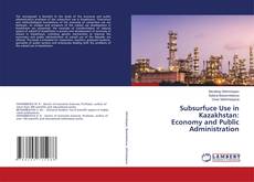 Capa do livro de Subsurfuce Use in Kazakhstan: Economy and Public Administration 