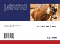 Buchcover von Manual on goat farming