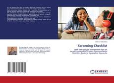 Buchcover von Screening Checklist