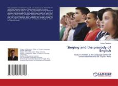 Copertina di Singing and the prosody of English