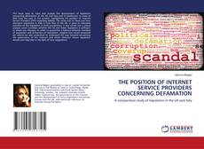 Buchcover von THE POSITION OF INTERNET SERVICE PROVIDERS CONCERNING DEFAMATION