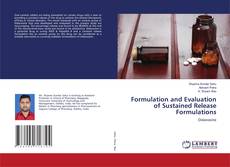 Buchcover von Formulation and Evaluation of Sustained Release Formulations