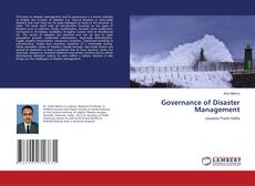 Buchcover von Governance of Disaster Management