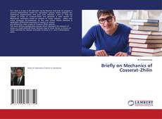 Copertina di Briefly on Mechanics of Cosserat–Zhilin