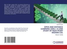 Buchcover von OPEN AND DISTANCE LEARNING (ODL): A CASE STUDY OF RAJA PEARY MOHAN COL