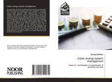Urban energy system management kitap kapağı