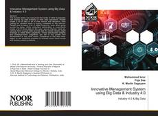 Buchcover von Innovative Management System using Big Data & Industry 4.0