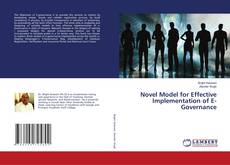 Buchcover von Novel Model for Effective Implementation of E-Governance
