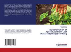 Buchcover von Implementation of Agricultural Plant Leaf Disease Identification Using