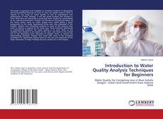 Buchcover von Introduction to Water Quality Analysis Techniques for Beginners