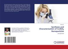 Buchcover von Synthesis and Characterization of CuSbS2 Nanoparticles