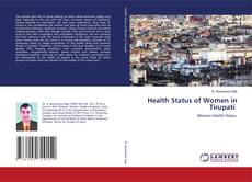 Buchcover von Health Status of Women in Tirupati
