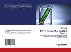 Buchcover von Dennettia tripetala Alkaloid Toxicity