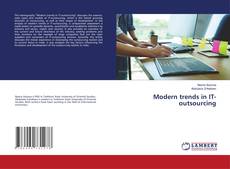 Buchcover von Modern trends in IT-outsourcing