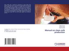 Buchcover von Manual on clean milk production