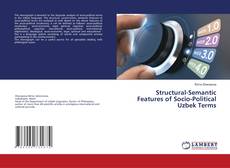 Copertina di Structural-Semantic Features of Socio-Political Uzbek Terms