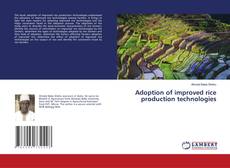 Copertina di Adoption of improved rice production technologies