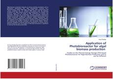 Buchcover von Application of Photobioreactor for algal biomass production