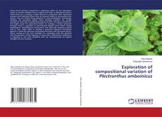 Copertina di Exploration of compositional variation of Plectranthus amboinicus