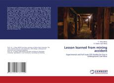 Buchcover von Lesson learned from mining accident