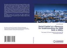 Buchcover von Social Capital as a Resource for Understanding the HRM Role in MNCs