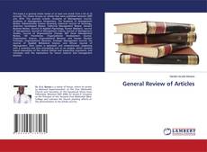Buchcover von General Review of Articles