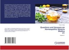 Buchcover von Questions and Answers on Homeopathic Materia Medica V1
