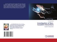 Buchcover von Investigation of Non-Covalent Interactions