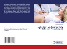 Buchcover von A Review- Markers for Early Prediction of Pre-eclampsia