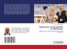 Buchcover von Application of Discipleship as Mentoring
