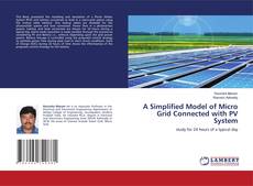 Buchcover von A Simplified Model of Micro Grid Connected with PV System