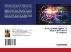 Copertina di Cultural Intelligence in Higher Education Institutions