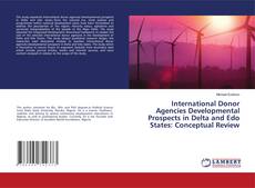 Copertina di International Donor Agencies Developmental Prospects in Delta and Edo States: Conceptual Review