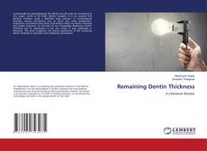 Copertina di Remaining Dentin Thickness