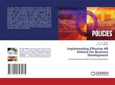 Buchcover von Implementing Effective HR Policies For Business Development