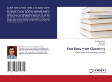 Buchcover von Text Document Clustering