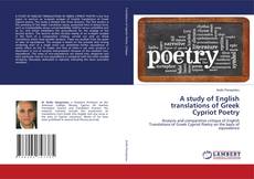Bookcover of A study of English translations of Greek Cypriot Poetry