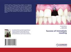 Copertina di Success of Immediate Loading