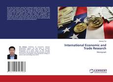 Couverture de International Economic and Trade Research
