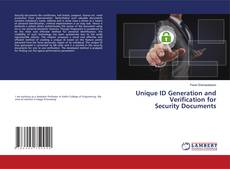 Copertina di Unique ID Generation and Verification for Security Documents