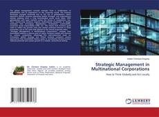 Copertina di Strategic Management in Multinational Corporations