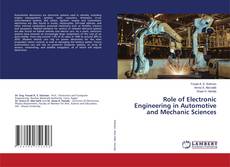 Copertina di Role of Electronic Engineering in Automotive and Mechanic Sciences