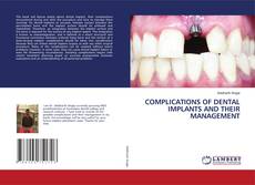 Copertina di COMPLICATIONS OF DENTAL IMPLANTS AND THEIR MANAGEMENT